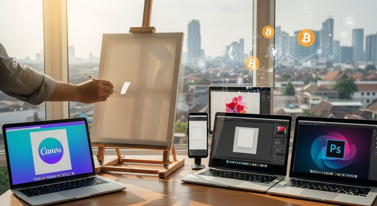 Bingung Memilih Software Design untuk Menghasilkan Uang? Solusi Lengkap: Canva, Affinity, atau Adobe?